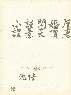 小说闪婚厚爱:误惹天价老公