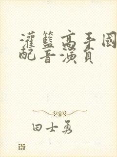 灌篮高手国语版配音演员