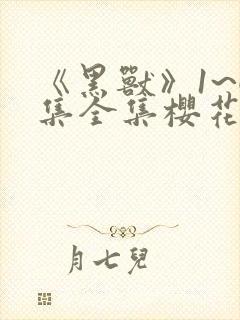 《黑兽》1~6集全集樱花动漫第一季封面