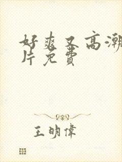 好爽又高潮了毛片免费