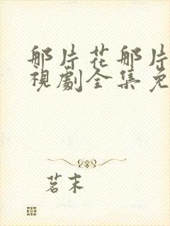 那片花那片海电视剧全集免费