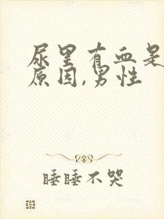 尿里有血是什么原因,男性