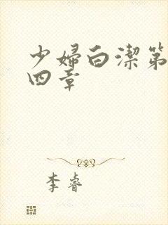 少妇白洁第三十四章