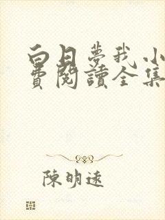 白日梦我小说免费阅读全集