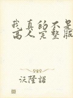 我真的不是绝世高人完整版免费阅读