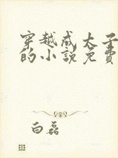 穿越成太子李辰的小说免费阅读