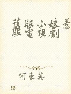 旧版小娘惹免费版电视剧封面