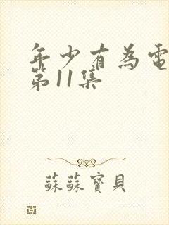 年少有为电视剧第11集封面