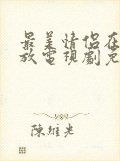 最美情侣在线播放电视剧免费观看封面