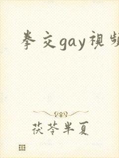 拳交gay视频
