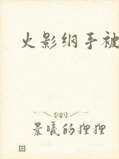 火影纲手被爽了封面