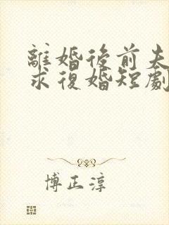 离婚后前夫日日求复婚短剧