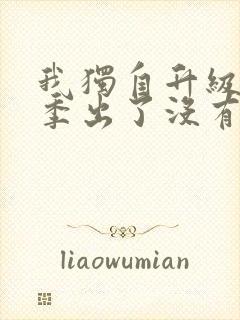 我独自升级第3季出了没有