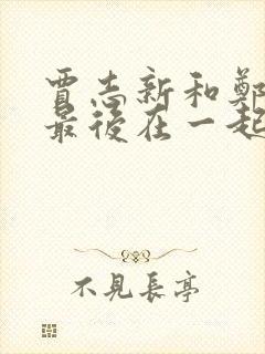 贾志新和郑艳红最后在一起了吗