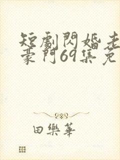 短剧闪婚老伴是豪门69集免费