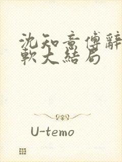 沈知意傅辞苏软软大结局封面