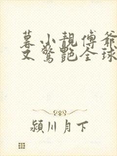 暮小靓傅爷夫人又惊艳全球了封面