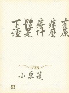 下体瘙痒有豆腐渣是什么原因