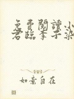 免费阅读小说叶君临李子染