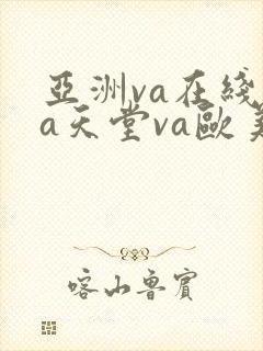 亚洲va在线∨a天堂va欧美va