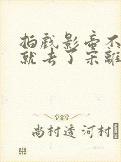 拍戏影帝不小心就去了宋离