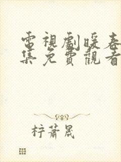 电视剧暖春26集免费观看全集