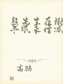 熊先生在树林里冬眠未增减