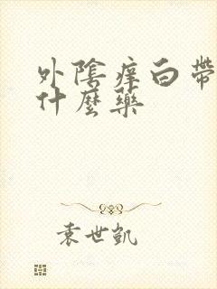 外阴痒白带多吃什么药