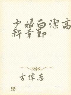 少妇白洁高义最新章节