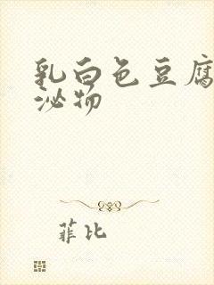 乳白色豆腐渣分泌物