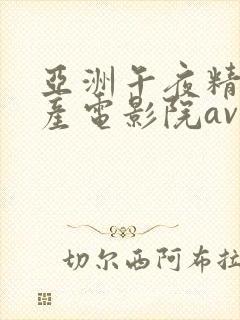 亚洲午夜精品国产电影院av