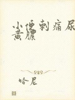 小便刺痛尿道流黄脓