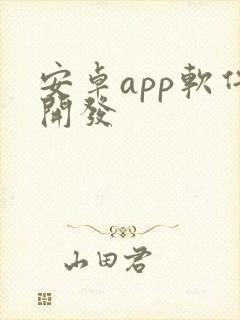 安卓app软件开发