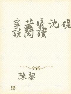 宁若曦沈砚舟小说阅读封面