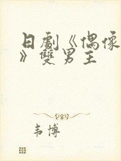 日剧《偶像之吻》双男主