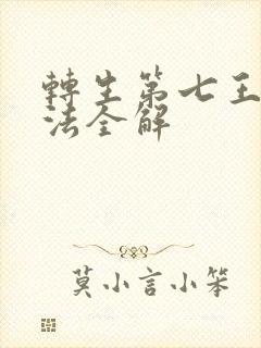 转生第七王子魔法全解