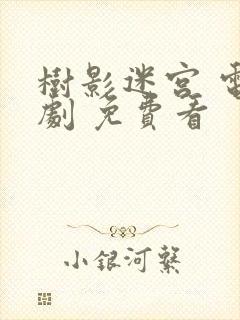 树影迷宫 电视剧 免费看封面