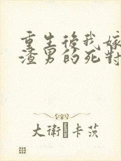 重生后我嫁给了渣男的死对头完整版