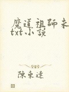 魔道祖师未删减txt小说