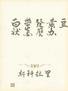 白带发黄豆腐渣状怎么办封面