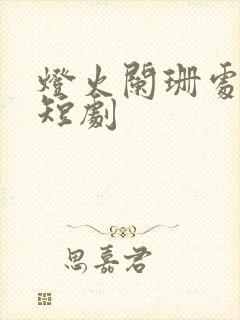 灯火阑珊处等你短剧