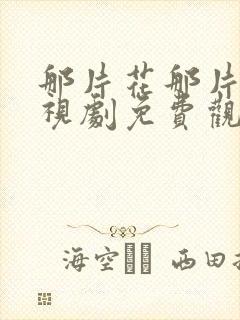 那片花那片海电视剧免费观看完整版