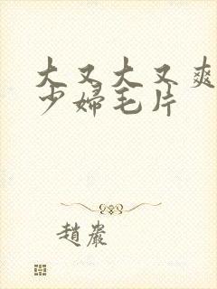 大又大又爽又黄少妇毛片封面