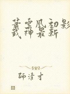 萧云凰初影荒古武神最新