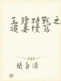 王牌特战之军少追妻续写