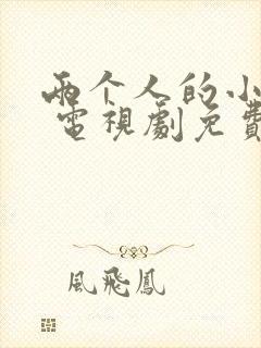 两个人的小森林 电视剧免费观看策驰封面