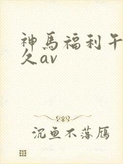神马福利午夜久久av