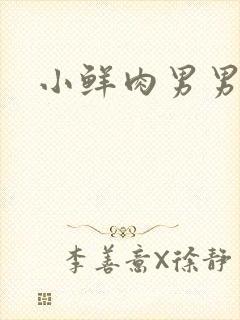 小鲜肉男男互操