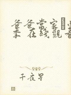 爸爸当家·慢享季 在线观看