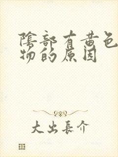 阴部有黄色分泌物的原因